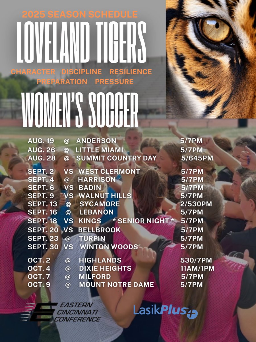 2025 LWS Regular Season Schedule!!
<a href="/LHSTigerAD/">Jayson Bruce</a> <a href="/Loveland_AsstAD/">Shayne Lyons</a> <a href="/LABTigers/">Loveland Athletic Boosters</a>
