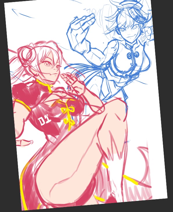 Wip Ochina fan art hehehe miku and teto