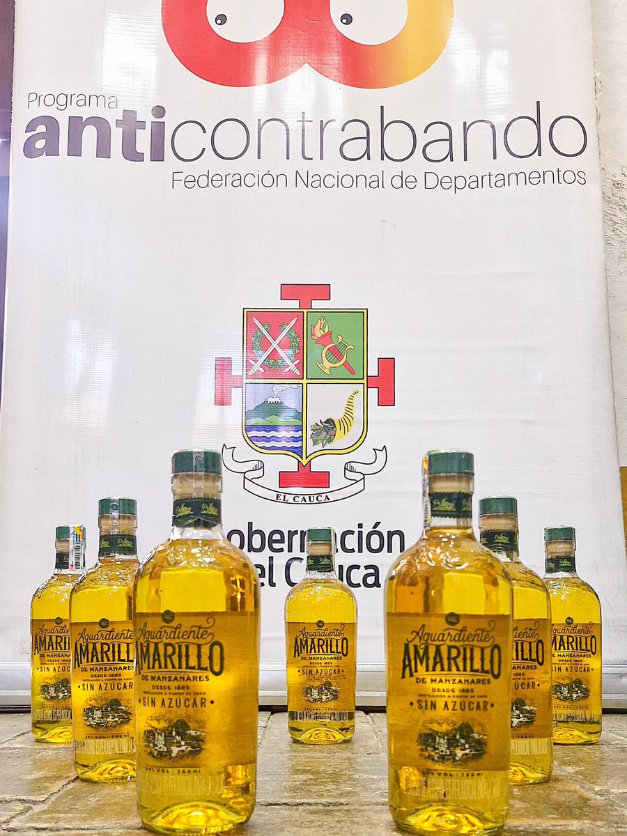 FNDCol's tweet image. 🚨 ¡El Cauca refuerza su lucha #TodosContraElContrabando! En operativos de control del Grupo Anticontrabando de la @GobCauca, junto a la @PoliciaAduanera, se logró la incautación de aguardiente, vinos y cigarrillos ilegales en varios sectores de Popayán. ¡Un golpe directo a la…