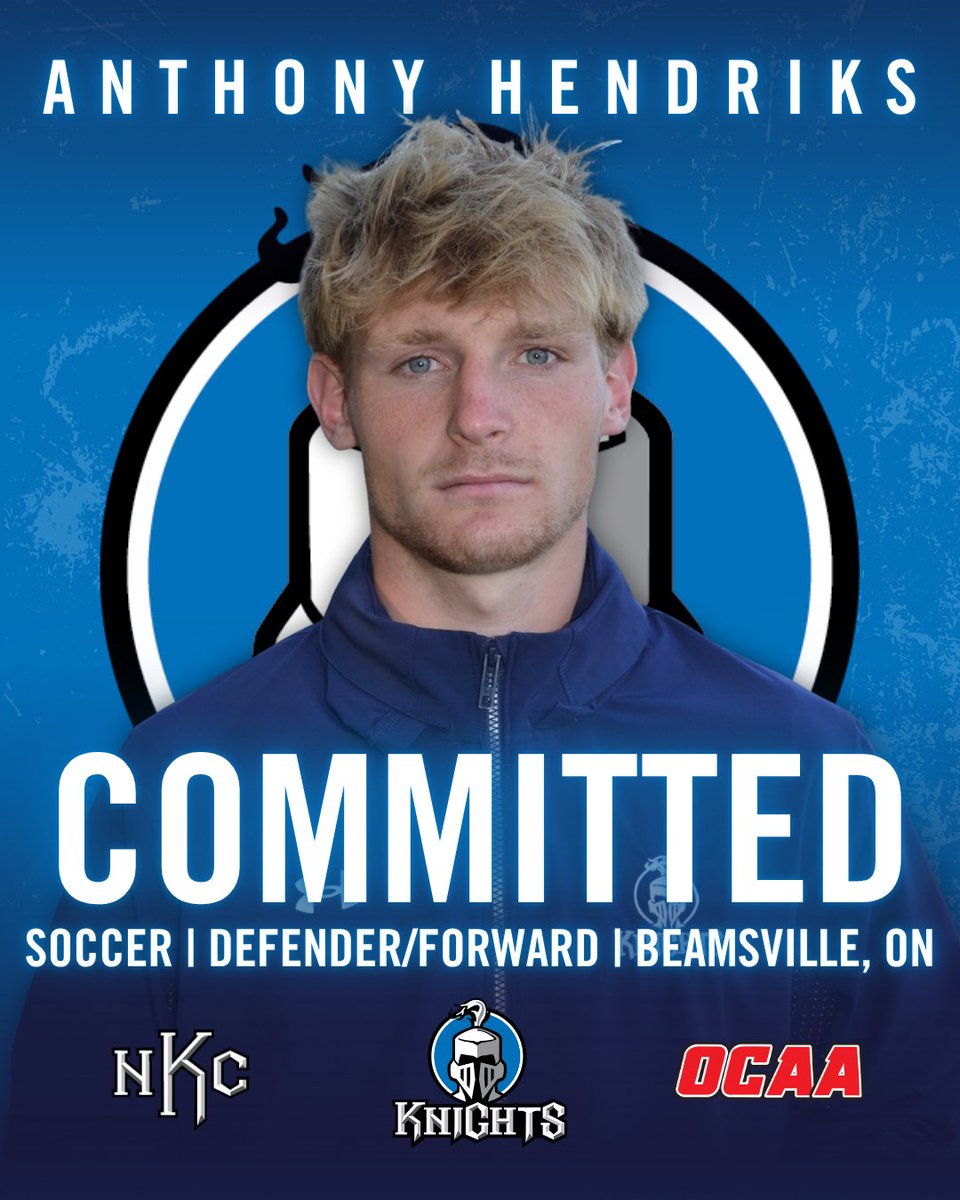 🚨 NEW SIGN ALERT 🚨 Anthony Hendricks is the newest member of our Knights Men’s Soccer program!

Welcome Anthony!

Program: Construction Engineering Technology
Previous School: Blessed Trinity Catholic Secondary School
Club Team: St Catharines Roma League 1

#goknights ⚽️