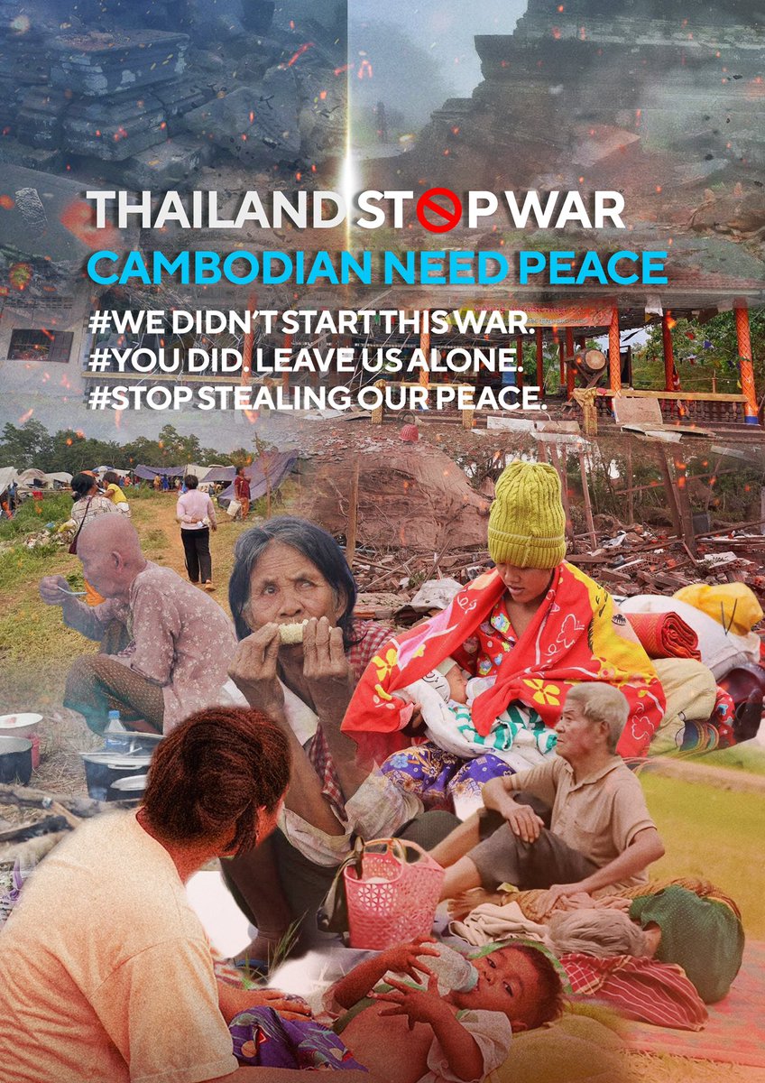 yukakh168's tweet photo. The truth can be buried, twisted, and stolen, but it will never be destroyed. Cambodia does not need to lie. We have history written in stone, in our blood, and in the soul of our land. No thief can erase that. 

International Justice For Khmer 
#ExposeThailandLies https://t.co/vxgmMDFHpR