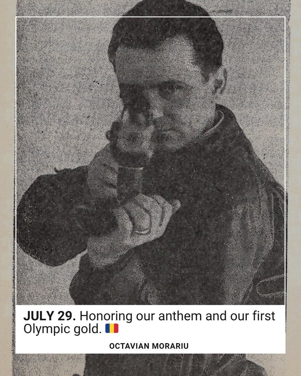 July 29 - A special day for our country.
1848 📜 The anthem that awakened Romanian hearts. 🎵
1952 🥇 IOSIF SÎRBU - Romania's first Olympic gold (shooting).
Today we are celebrating the words that unite us and the victory that made us proud.
📷 Arhivele Naționale ale României