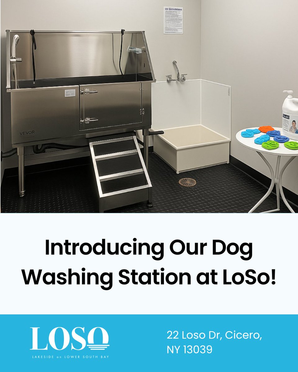 sutton_CRE's tweet photo. New amenity alert!
The Dog Washing Station is now open and ready for muddy paws.

Live where your pet feels at home, too.

#lakesideliving https://t.co/7zLp8hzEH1