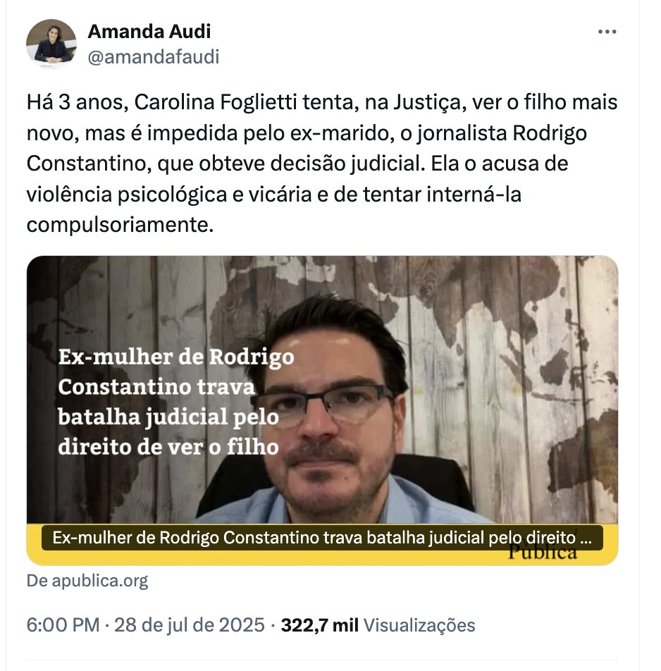 Pode não parecer mas eu tenho muita fé em Deus e sei que ele é justo, também sei que o mal que pessoas como a <a href="/amandafaudi/">Amanda Audi</a> fizeram não vai ficar impune.