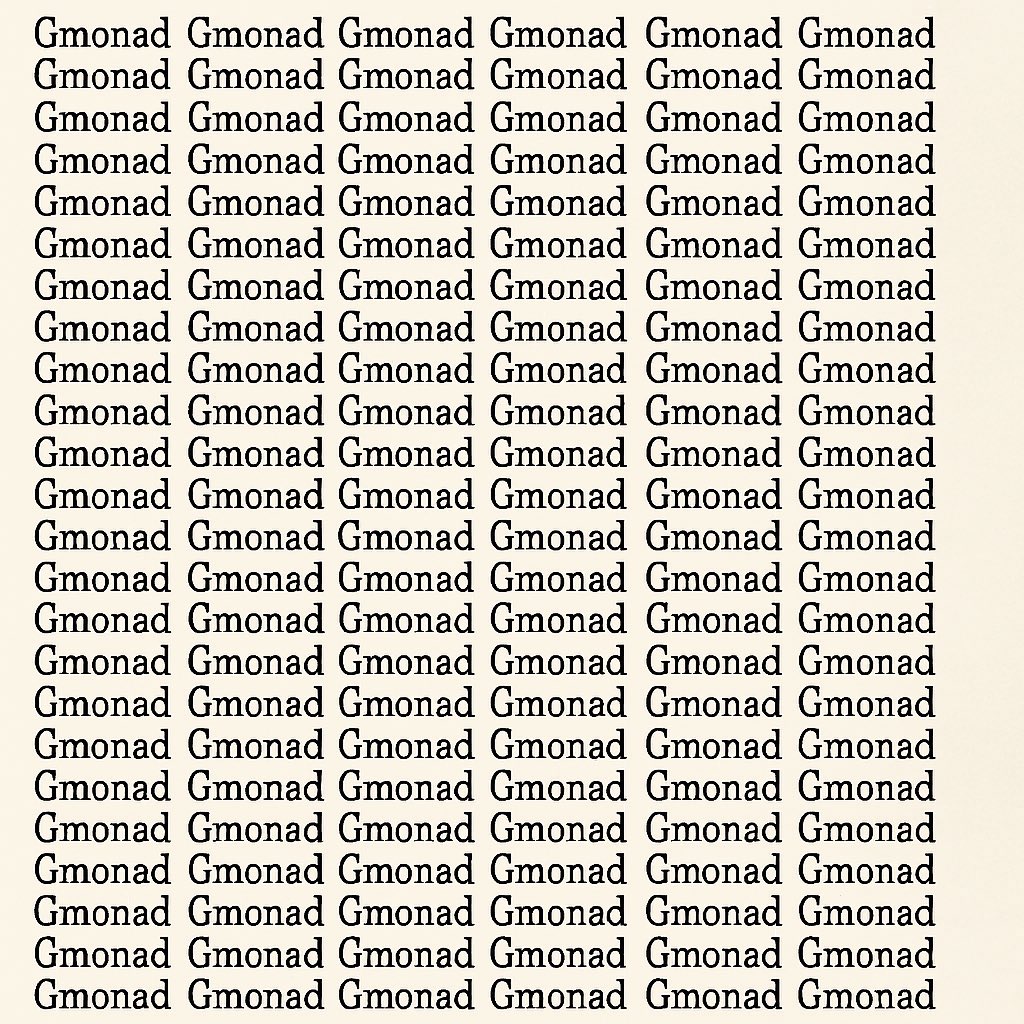 He sent me a letter where he wrote ‘Gmonad’ 500 times 

Can I reply him ‘I chog you’ 100 times ?