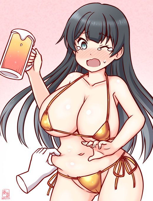 「あー…まーた矢矧に怒られる。やだなぁ…」

#艦これ版真剣お絵描き60分一本勝負_20250729
#阿賀野 

※遅刻+25分 