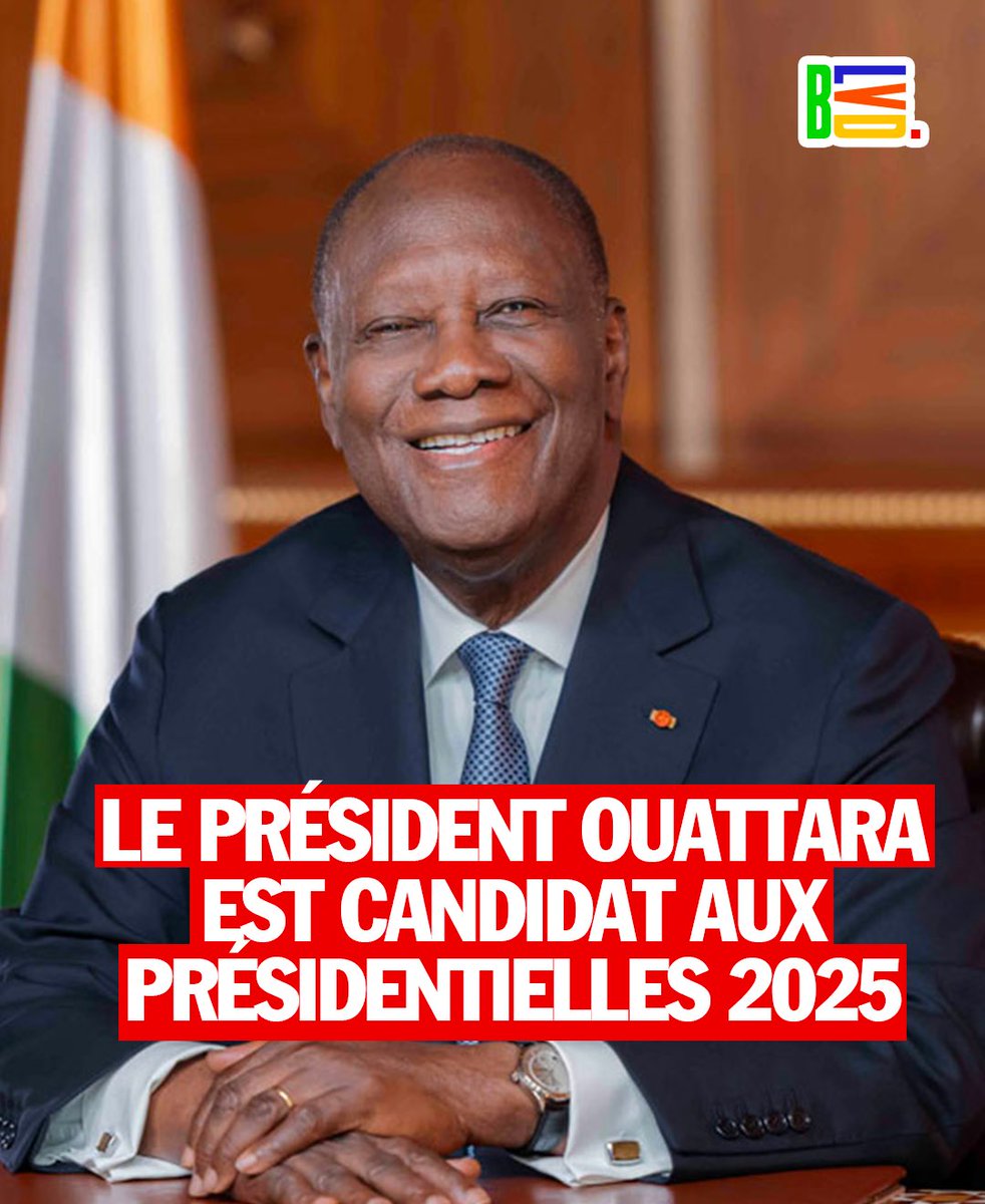 L’actuel président Alassane Ouattara se présente à nouveau pour les présidentielles 2025. 

On vous explique tout dans la prochaine vidéo.

Source: Présidence de la République de Côte d’Ivoire

#news #cotedivoire