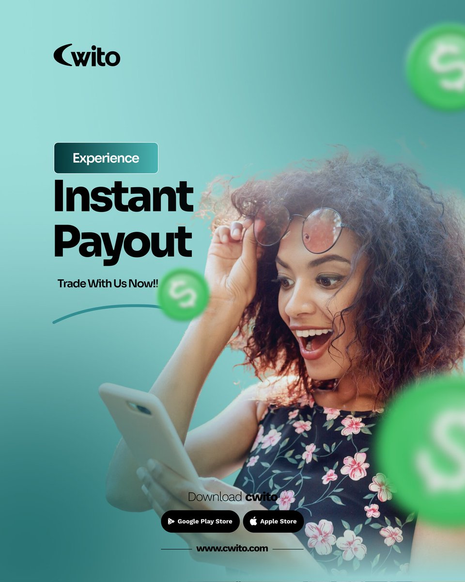 Tired of waiting for payouts? ⏳

With Cwito, your crypto turns to cash immediately.it is fast,secured and Reliable.
Download now and enjoy stress-free transactions

Visit cwito.com/download

#CryptoLife #CwitoApp #FastPayouts