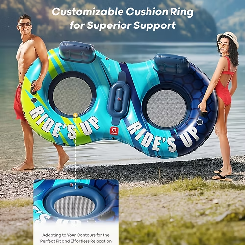 besthealthwell's tweet photo. 💕2-person inflatable river tube, built-in backrests, cup holders, and a heavy-duty design. Comfort, stability, and serious splash vibes!🛟

Get it at:

https://t.co/uDtNLLoH1P

#floaton #doubletube #2personfloat #floatingfun #duofun #weekendfloat #BestoftheBestHealthWellness https://t.co/KWD9oJCbme