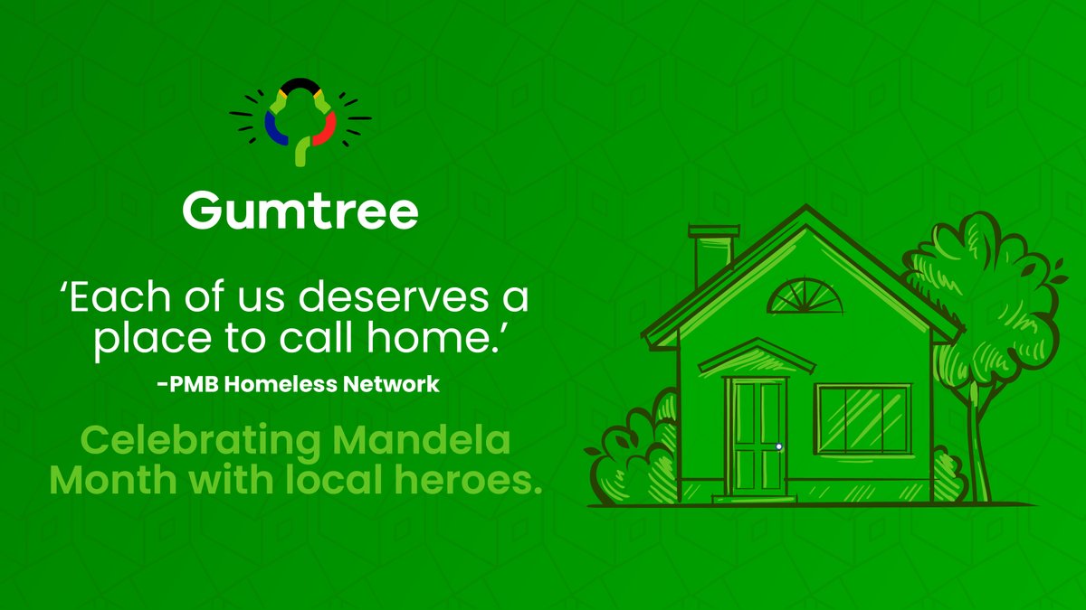 This Mandela Month, we’re proud to spotlight the PMB Homeless Network and their mission to restore dignity by building a shelter in Pietermaritzburg. 💚

Know a local hero making a difference? Tag them below. 🥰
pmbhomeless.co.za

#MandelaMonth #PMBHomelessNetwork