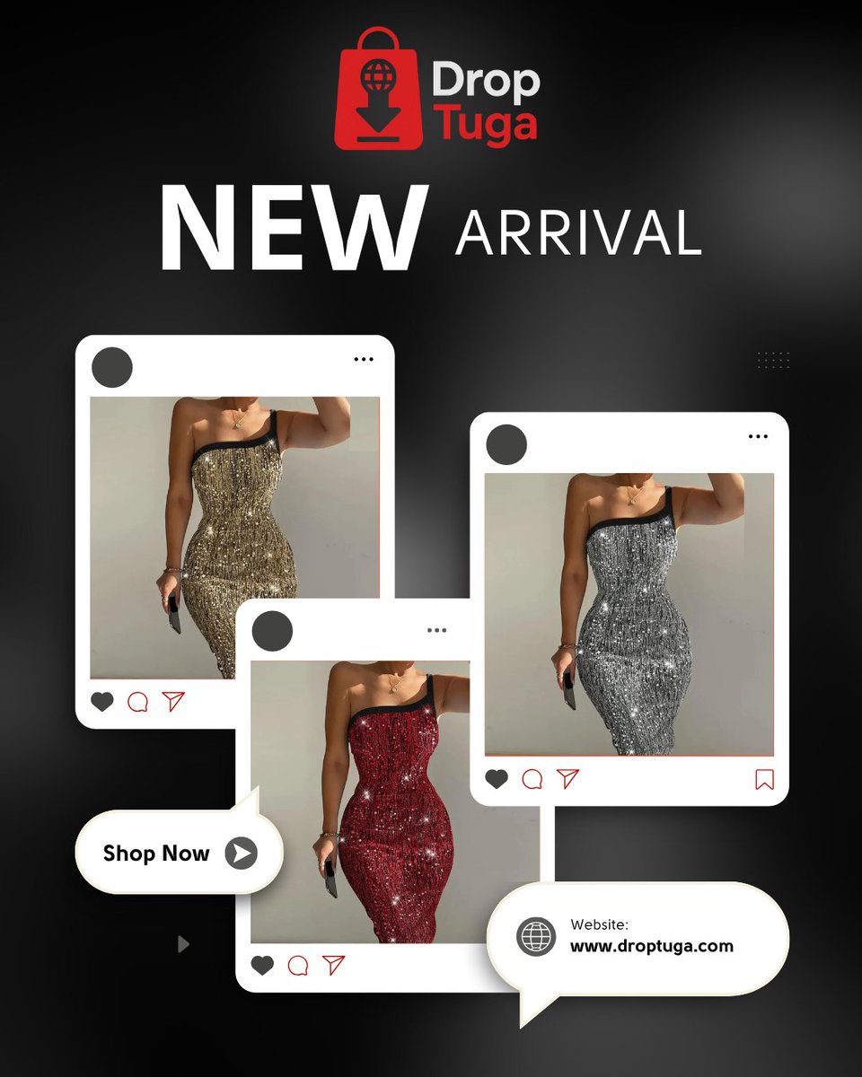 Drop_Tuga's tweet image. ✨ Turn Heads Everywhere You Go! ✨
#NewArrival #GlamourDrop #DropTugaStyle #SparkleQueen #PartyReady #LuxuryLook #ShopNow #DressesThatSlay