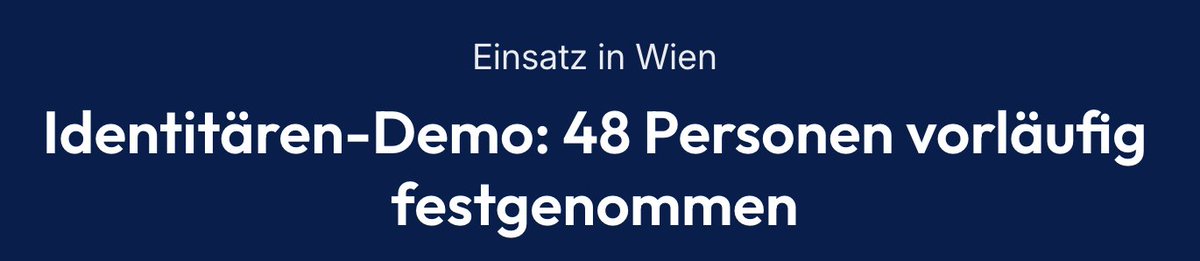 Im Nachgang unserer Remigrationsdemo am Samstag berichtet die linke Presse wie gewohnt reißerisch von Festnahmen und Anzeigen. 

Unerwähnt bleibt jedoch, dass diese allesamt auf die jammerhaften Gegendemos und erfolglosen Antifa-Sitzblockaden zurückzuführen sind. #w2607