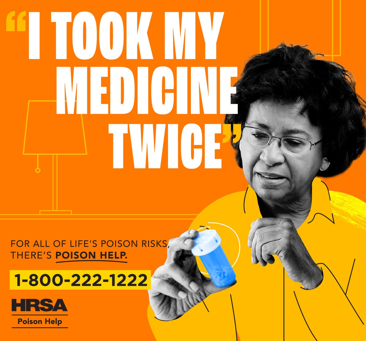 #DYK poison centers are free to call &amp; are available 24/7 to answer medication questions or to assist with suspected poisonings? Call if you:
✔have questions about the meds you are taking
✔accidentally took someone else's meds
✔accidentally took more than the directed amount