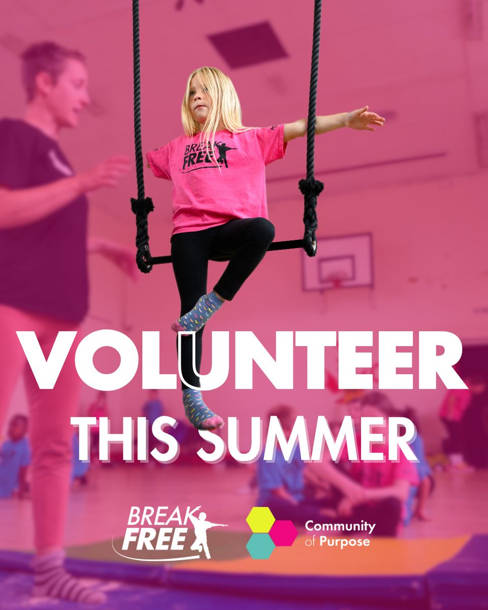 CommofPurpose's tweet image. This Summer, we'll be running Break Free for young people aged 8-13 in South Bristol.
If you want to help make a difference in the community, volunteering on Break Free will enable young people to have fun and break free from holiday hunger and boredom.
Click link in bio.🔗