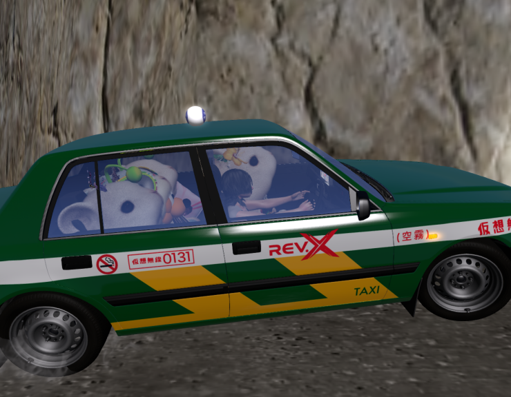 ハムスターでぎゅうぎゅうなタクシー(´・ω・)