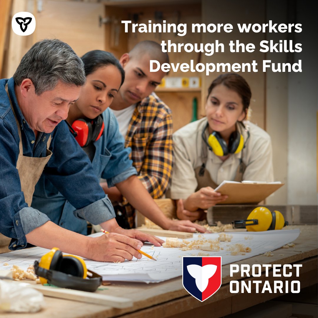Ontario is protecting workers and our economy with $260M in Skills Development Training funding! This latest round will help more workers get hands‑on training for good‑paying, in-demand jobs—keeping Ontario strong and resilient in the face of U.S. tariffs
news.ontario.ca/en/release/100…