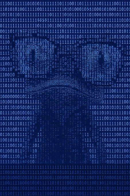 Ribbit Caps Identity Backpackを表すバイナリーのカエル画像