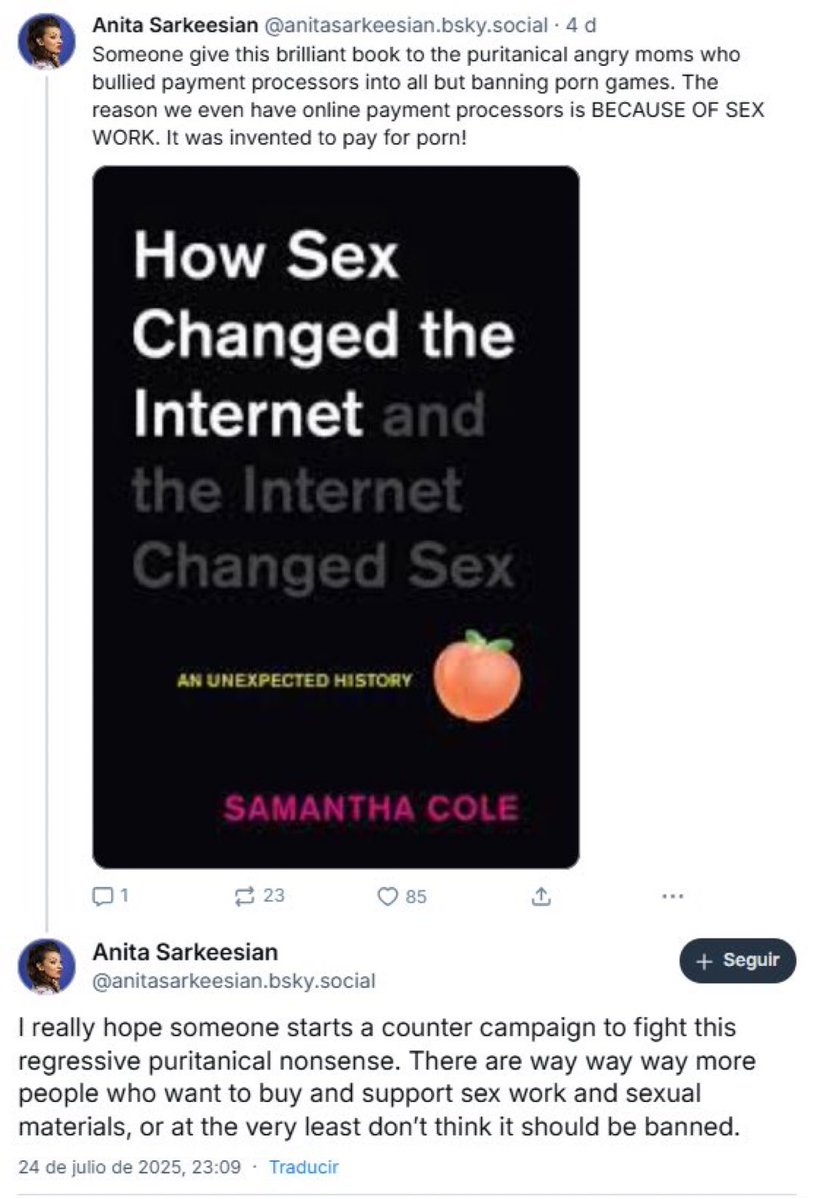 Anita Sarkeesian returns, joining the resistance against mass censorship from payment processors.