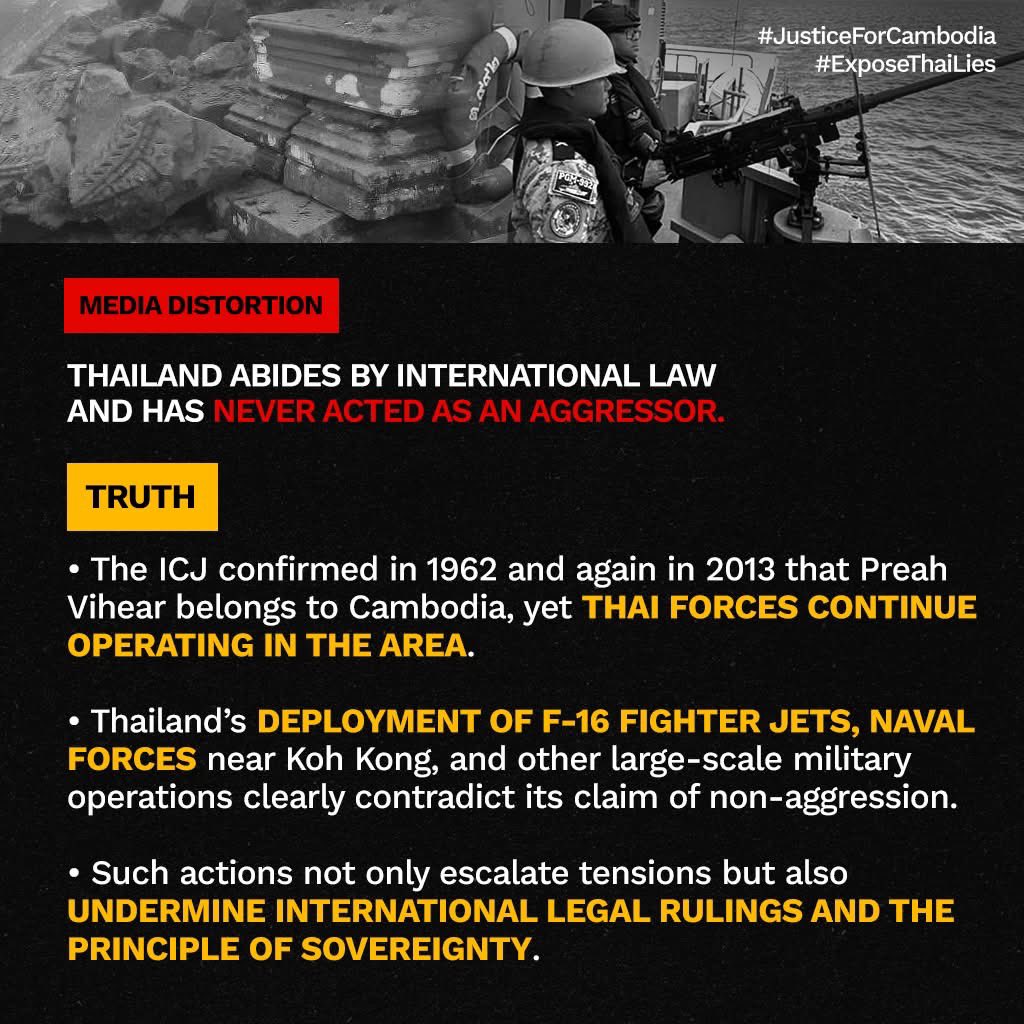 Tarzan_nosoul's tweet photo. What the world REALLY NEEDS TO KNOW about Thai's media distortion.
#JusticeForCambodia #ExposeThaiLies  #ExposeThailandLies https://t.co/W9SdTWXzfl