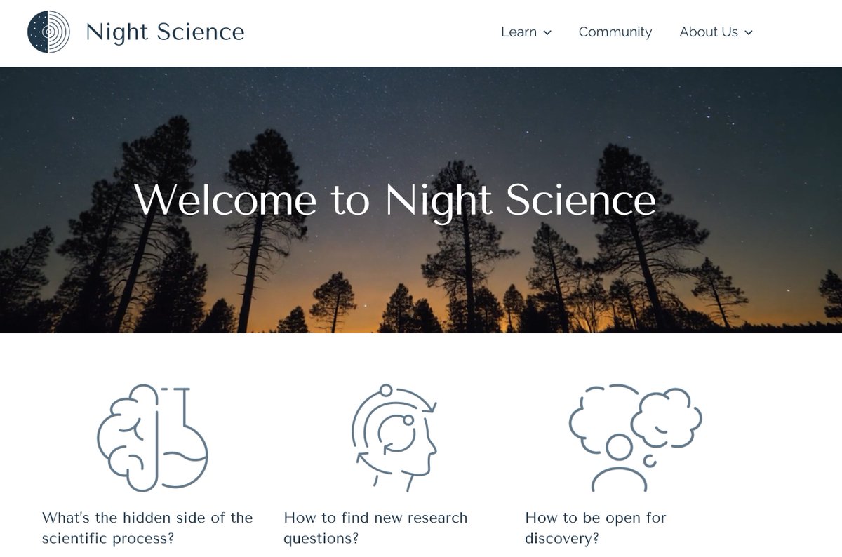 Check our new website – night-science.org – and consider also helping us to launch the Night Science Institute!