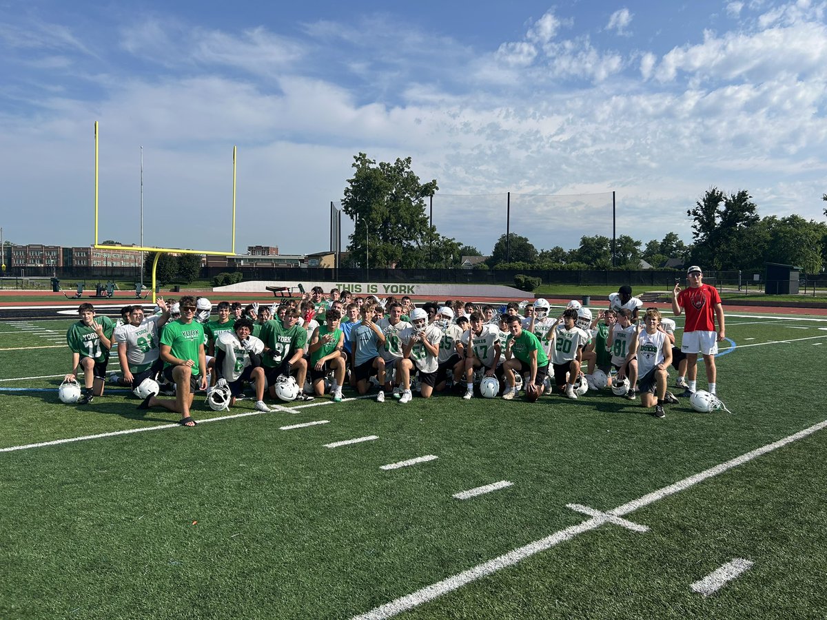 Jackson Rennick (@rennick52) on Twitter photo Team 6 coming out to support the freshman and sophomore practice with the morning off. <a href="/YorkDukesFB/">York Dukes Football</a> Team 6 coming out to support the freshman and sophomore practice with the morning off. <a href="/YorkDukesFB/">York Dukes Football</a>