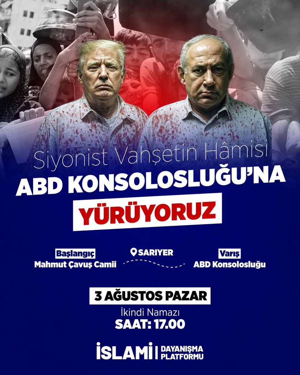 Pazar günü Hamas‘ın çağrısı üzerine bizler yeniden konsolosluk önünde eylemlerimize devam edeceğiz.!