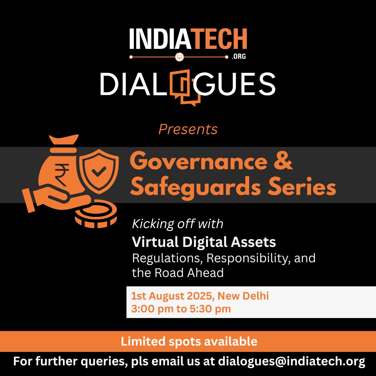 IndiatechO's tweet image. Investor protection isn’t just a policy issue — it’s a national imperative.

That’s why IndiaTech Dialogues is back — with a bold new initiative that dives deep into the most urgent challenges shaping India’s digital economy.

 #IndiaTech #VDAs #DigitalAssets #Web3India #Fintech