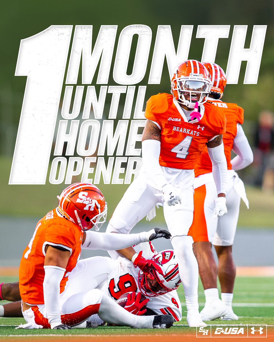 One month out. See y’all in H-Town 🫵🏽

#EatEmUpKats