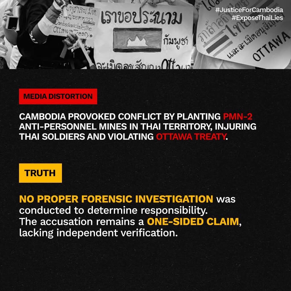 augusthollie_'s tweet photo. Once again, Thailand is using its celebrities and influencers, many with millions of followers to twist the narrative between Thailand and Cambodia.

Truth doesn’t need a million followers - it just needs to be told ✌🏻

#ExposeThailandLies 
#TruthForCambodia https://t.co/MgTZ7pgMev