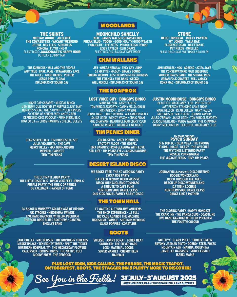 The Silver Bars (@thesilverbars) on Twitter photo It’s the BIG ‘un this weekend!
<a href="/KendalCalling/">Kendal Calling 🦌</a> we’re coming for ya. Saturday, 6:20pm on the Roots Stage🎪
#seeyouinthefields It’s the BIG ‘un this weekend!
<a href="/KendalCalling/">Kendal Calling 🦌</a> we’re coming for ya. Saturday, 6:20pm on the Roots Stage🎪
#seeyouinthefields