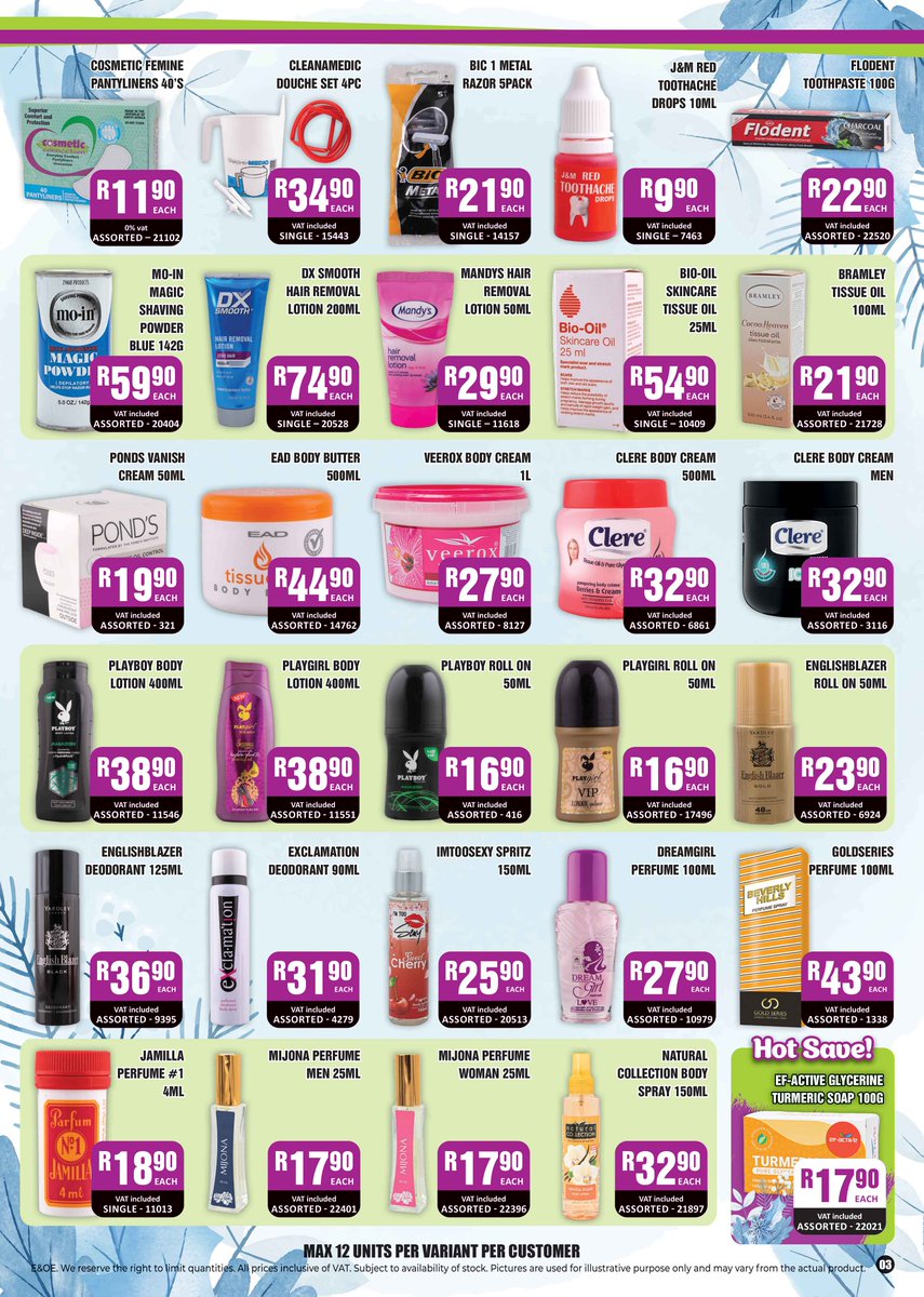 CosmeticConnec3's tweet image. 🌬️ WINTER SALE MADNESS 🌬️
Sizzling savings on skincare, haircare, home goods, baby care &amp;amp; more! 🛒 In-store &amp;amp; online, 30 Jul–2 Aug.
📍 SA &amp;amp; Lesotho | 🛑 Max 12 units/variant | Tag your squad!
#CosmeticConnection #WinterDeals #PromoAlert