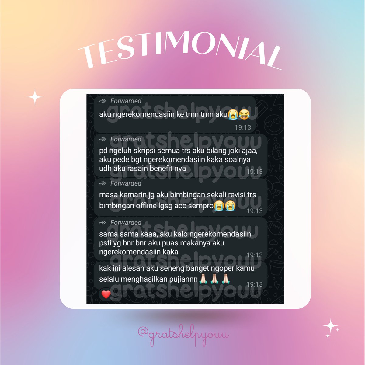 akhir-akhir ini lebih sering take operan karna mager promosi sendiri shshsh, gonggg tbtb dapet testi😍✨ #gratsproof