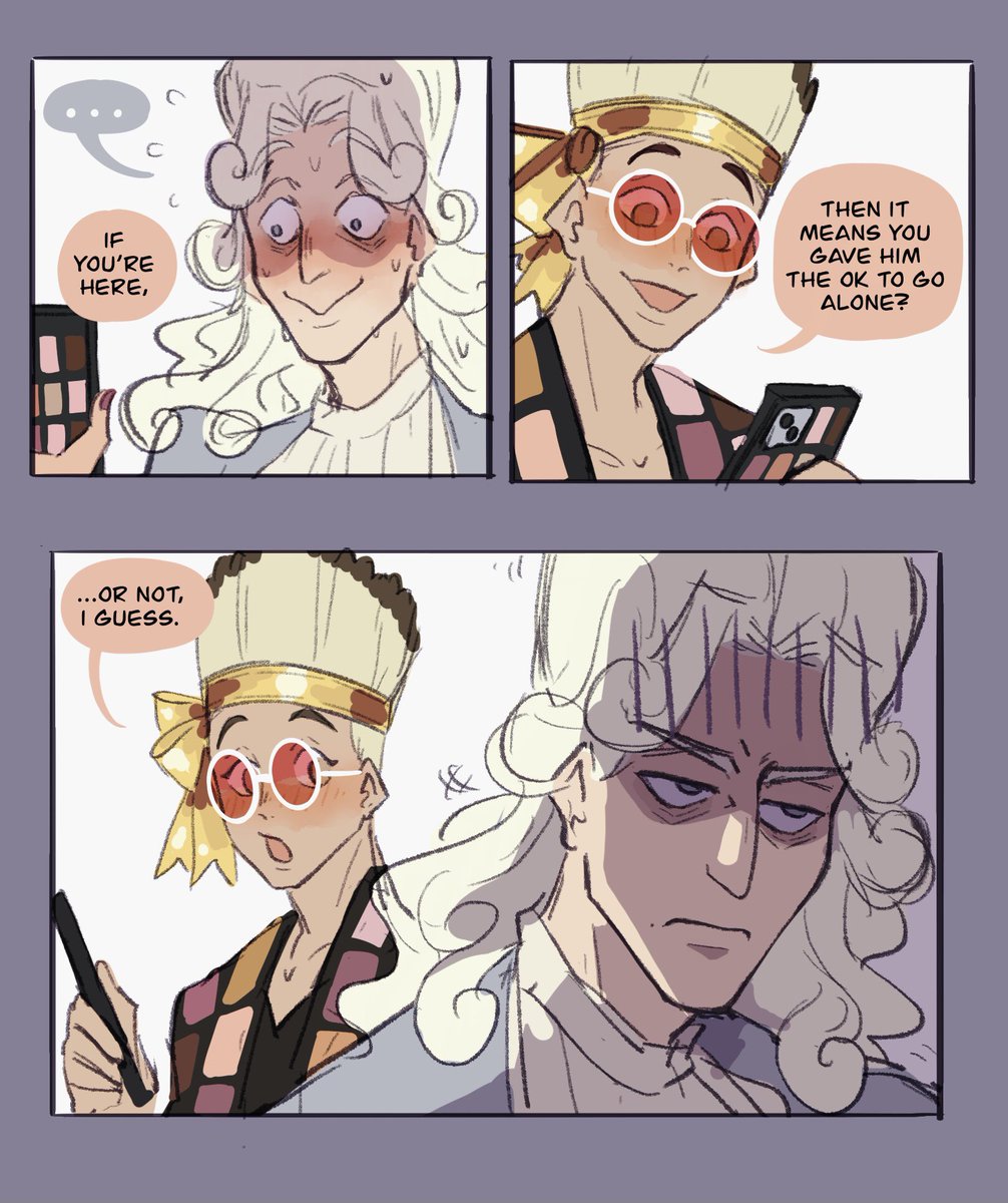 micchiart's tweet image. (1/2) the job is hard if the star your supposed to protect is uncooperative

bahahaha more of that au i made to force my faves to interact #dateeverything #dateeverythinggame #jeanloo #jeanloopissoir #scandalabra #barrystyles