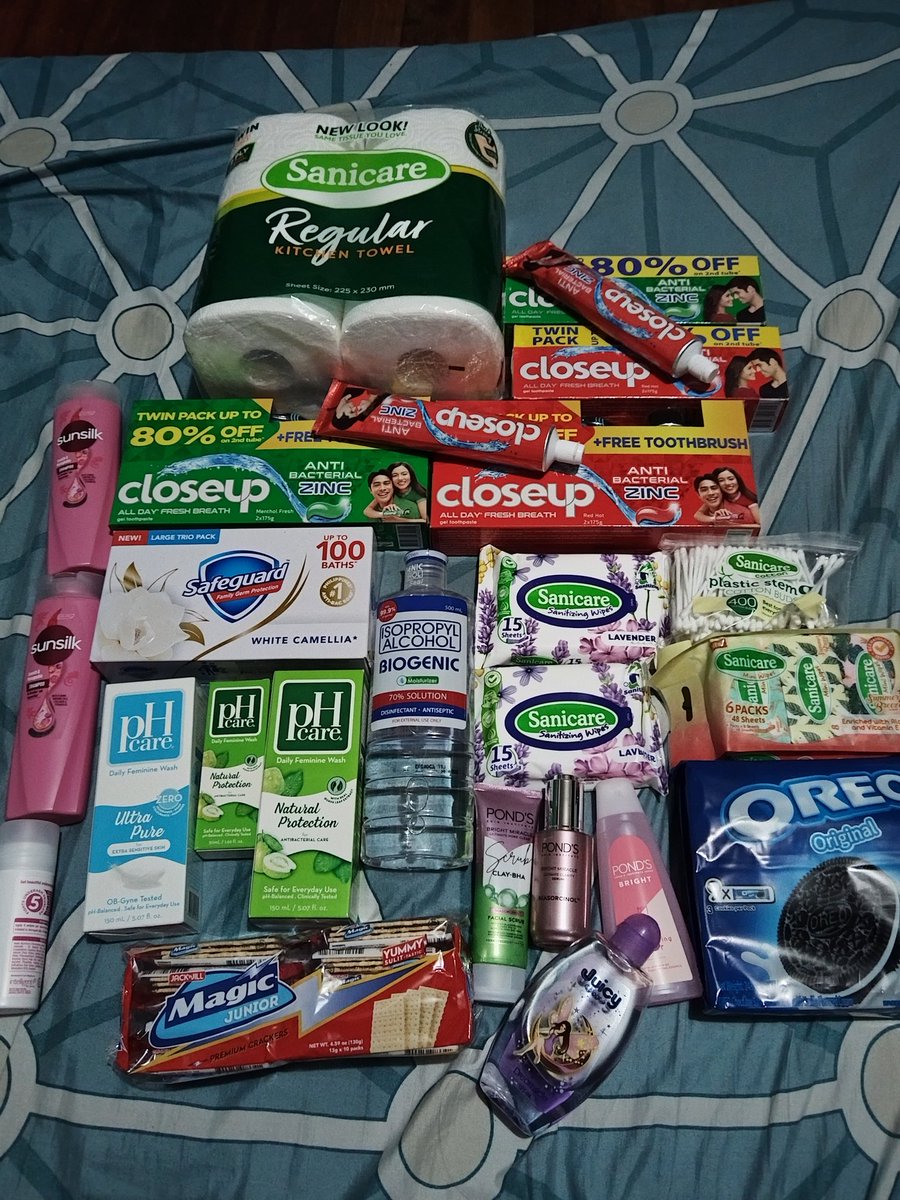 EsangDB2020's tweet photo. After ng #Closeup event ni #BelleMariano nagrocery ng kaunti
Den sama ko na rin sa pics yung mga old stocks ko p ng #DonBelle endos, di p available sa supermarket da new toothpaste ng Closeup
#Sanicare #PHhlCare
#Sunsilk #Safeguard
#JuicyCologne
#MagicFlakes
#Oreo
#Biogenic https://t.co/PS8brNg7PE