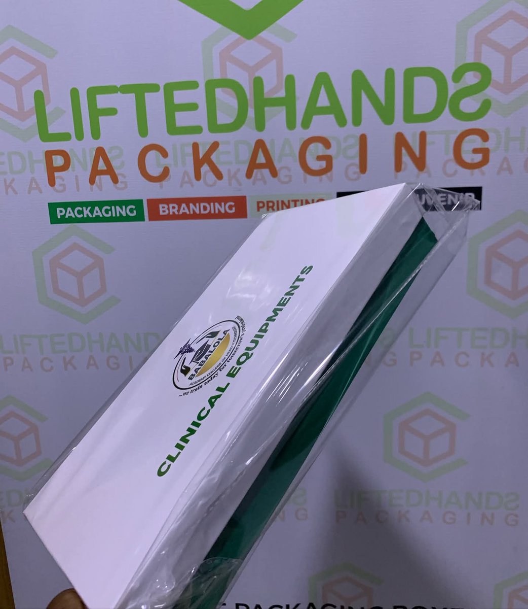 JattoQudus's tweet photo. Regular Box
To Place Your Order;

📍Send us a DM @LiftedhandsP 
📍Call or WhatsApp +2348074692174
📍Location, Ilorin. 

#boxmaking #paperbag #giftbox #ilorinpackaging #packagingbox #satinbag #weddingsouvenirs #brandinginlagos #Packaging #ilorin #boxes #printing https://t.co/u6SKiz6qaU