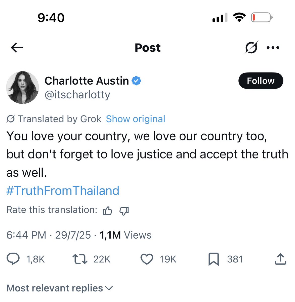 labuitamui's tweet photo. Yes we love our country you are Thai celebrity but using your platform to lies the world.

International Justice For khmer
#ExposeThailandLies https://t.co/YyFyDNw28i