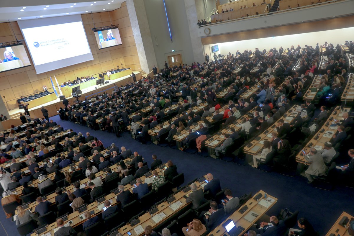Rwanda in Geneva (@rwandaingeneva) on Twitter photo Dr. Kalinda François-Xavier, President of the Senate, leads #Rwanda’s delegation to the 6th World Conference of Speakers of Parliament at <a href="/UNGeneva/">United Nations Geneva</a>, hosted by <a href="/IPUparliament/">IPUparliament</a>.
The forum unites parliaments to advance multilateralism, inclusive governance, peace & security, Dr. Kalinda François-Xavier, President of the Senate, leads #Rwanda’s delegation to the 6th World Conference of Speakers of Parliament at <a href="/UNGeneva/">United Nations Geneva</a>, hosted by <a href="/IPUparliament/">IPUparliament</a>.
The forum unites parliaments to advance multilateralism, inclusive governance, peace & security,