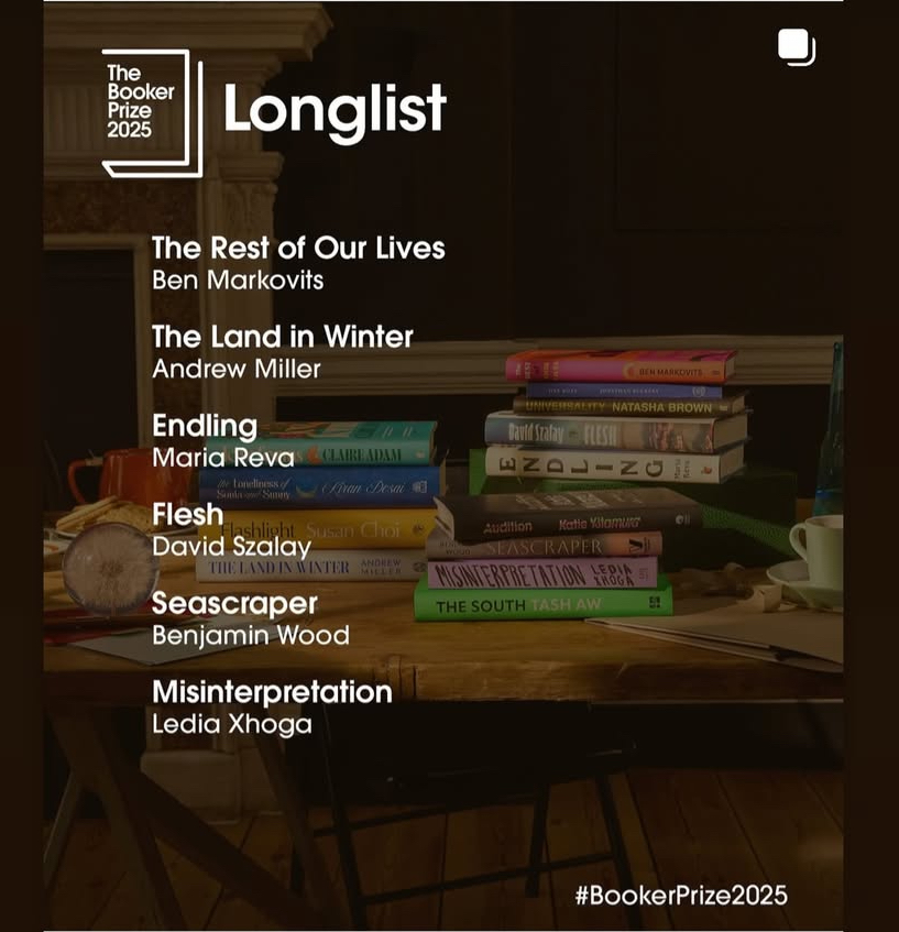 Tin House (@tin_house) on Twitter photo 💐Congratulations Ledia Xhoga! Misinterpretation is Longlisted for The #BookerPrize2025!
<a href="/TheBookerPrizes/">The Booker Prizes</a> <a href="/Dauntbooks/">Daunt Books</a>
Read more: thebookerprizes.com 💐Congratulations Ledia Xhoga! Misinterpretation is Longlisted for The #BookerPrize2025!
<a href="/TheBookerPrizes/">The Booker Prizes</a> <a href="/Dauntbooks/">Daunt Books</a>
Read more: thebookerprizes.com