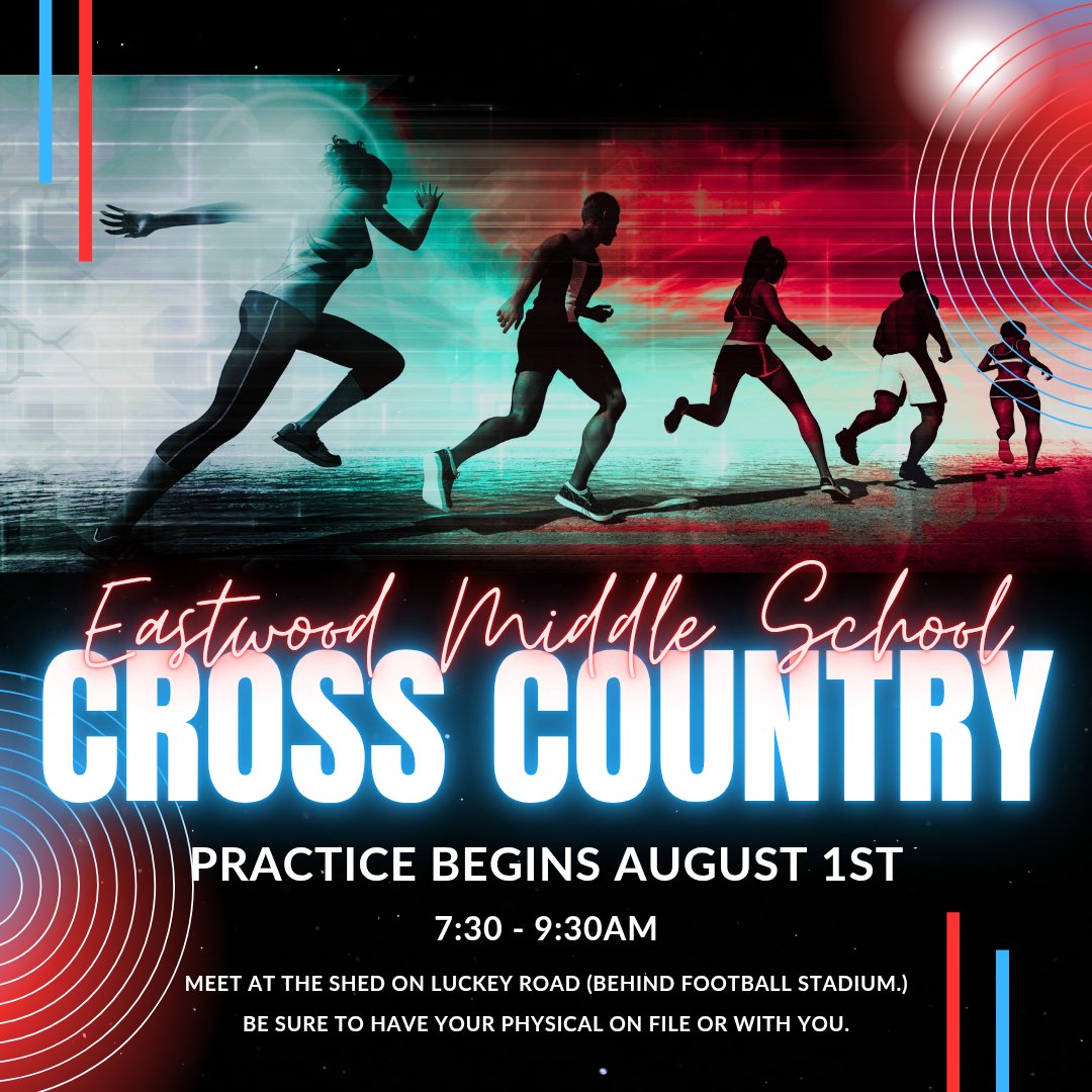 emseaglescc's tweet photo. It's almost time Eagles!! 🦅 We can't wait to get the 2025 season started! See you Friday! 🏃‍♀️🏃‍♂️ #emscc2025 https://t.co/0su5oAdUAi