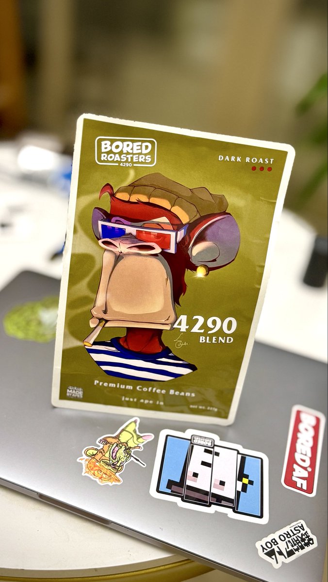 ้ฒ็ดๅๅก Bored Roasters ๐ (@boredroasters) on Twitter photo Apes make summer sizzle๏ผ
We did a limited batch of our new 4290 (Yunnan/Uganda) blend for WAGMI, with some sick art from <a href="/danielgenius81/">Daniel Obutรฉ๐๏ธ</a> . Enter and good luck! Details below ๐ #ApeSupportApe Apes make summer sizzle๏ผ
We did a limited batch of our new 4290 (Yunnan/Uganda) blend for WAGMI, with some sick art from <a href="/danielgenius81/">Daniel Obutรฉ๐๏ธ</a> . Enter and good luck! Details below ๐ #ApeSupportApe