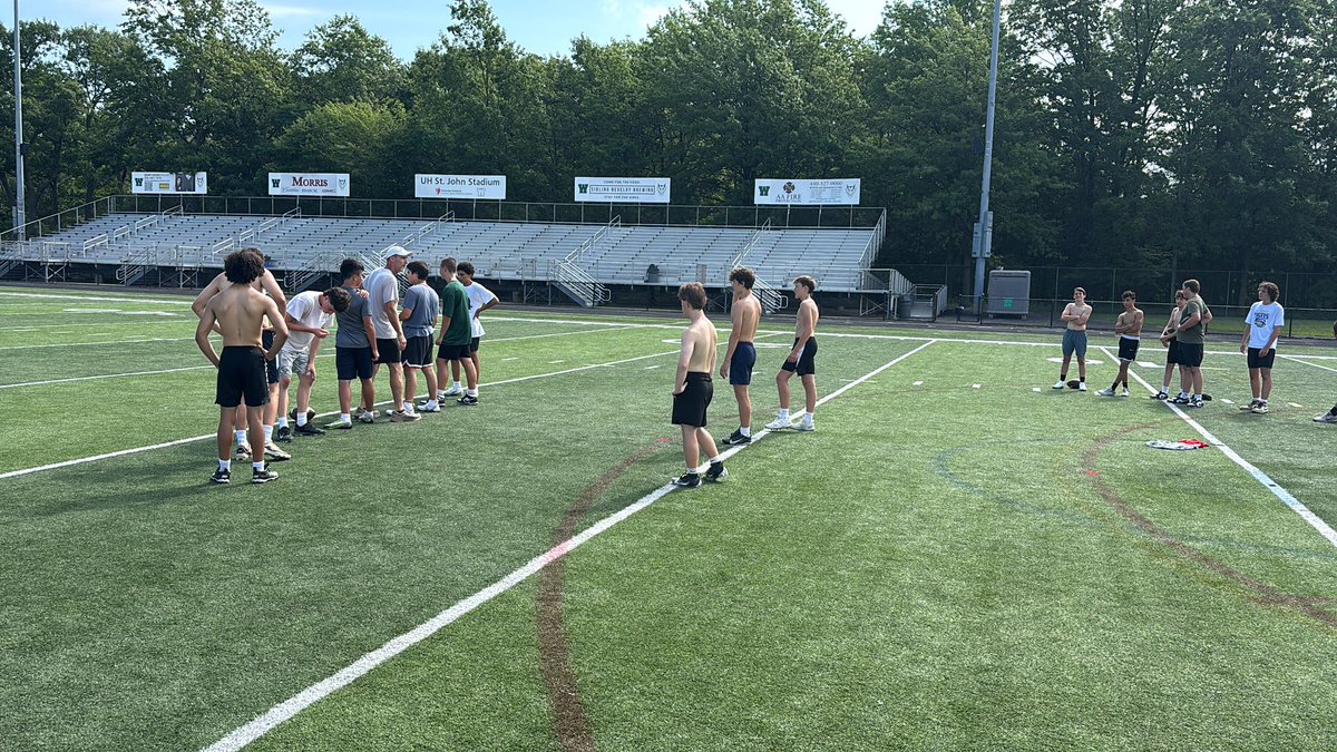Freshman team working special teams. #HornsUp🤘🏻