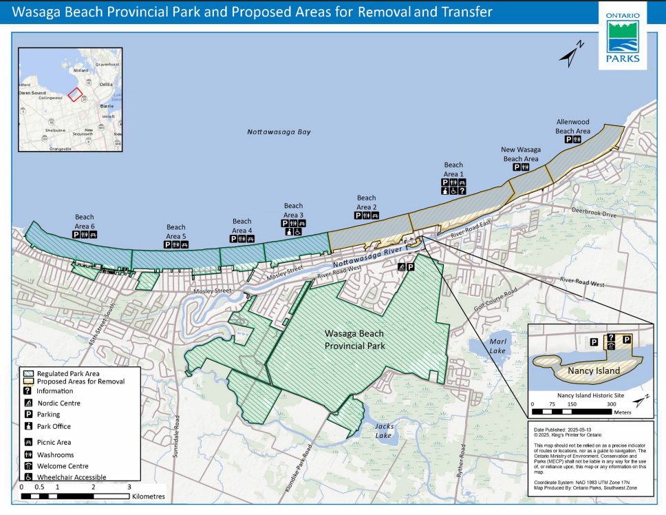 TDotResident's tweet photo. #ONpoli 

Map of Doug Ford's Wasaga Beach scam. This is insane!!! https://t.co/axprwLO4to