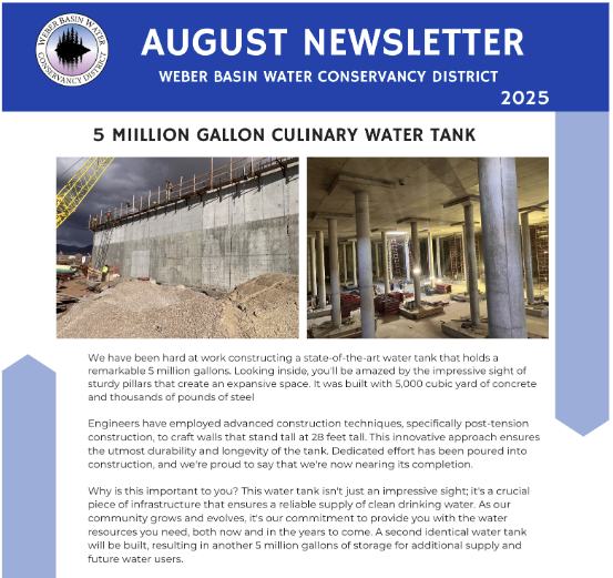 Weber Basin Water tweet media