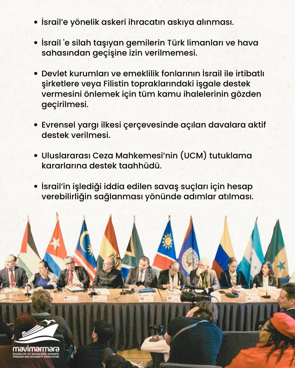 Türkiye, Lahey Grubu yaptırımlarını kabul etti!

Gazze’de bebekler açlıktan ölürken, yalnız kınamak yetmezdi.
Bugün itibariyle Türkiye, Güney Afrika’nın öncülüğünde kurulan ve İsrail’e yönelik uluslararası yaptırımları koordine eden Lahey Grubu’na resmen katıldı.
Grubun amacı
