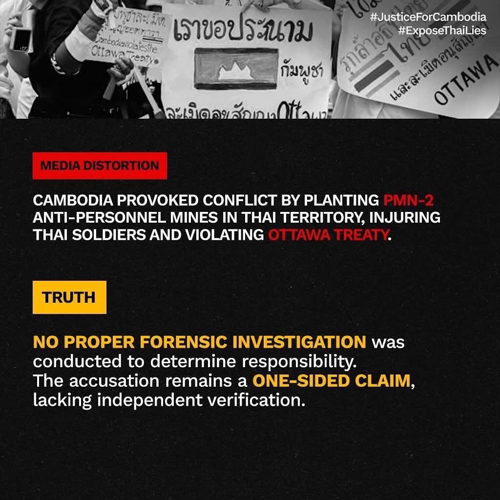 beehyung24's tweet photo. The truth deserves to be heard by the world.
We call on the international community to seek the facts, to stand for what is right, and to protect justice.

Stop the spread 🇰🇭🤍

#TruthMatters
#JusticeForCambodia
#StopFakeNews
#LetTheWorldKnow
#ExposeThaiLies
#TruthForCambodia https://t.co/QtY9PVkzw9