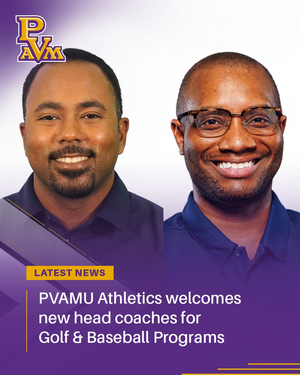 Prairie View A&amp;M University Athletics is proud to announce two dynamic additions to its coaching roster with the hiring of Kortland Ware as Head Men’s and Women’s Golf Coach and Daniel Dulin as Head Baseball Coach. Learn more here: bit.ly/44Z8Wfq