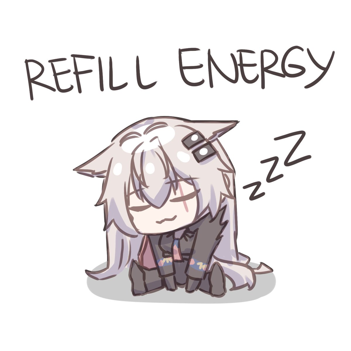 lappland but she's sleepy
259/364 #Arknights #明日方舟 #アークナイツ
