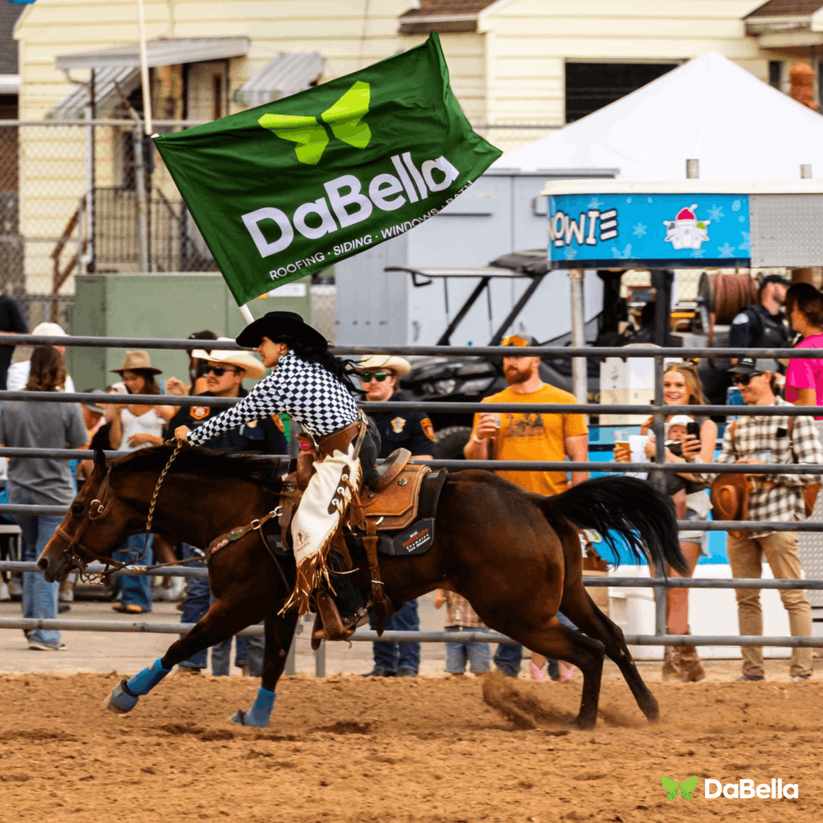 We’re proud to share some amazing photos from our sponsorship of the 2025 Pioneer Days Rodeo in Ogden, Utah! As always, DaBella is always proud to support the communities we serve!
