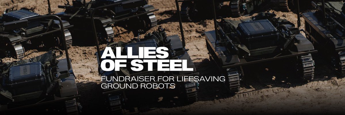 Join the mission to save lives on the front line.

Together with <a href="/U24_gov_ua/">UNITED24</a>, we have launched a fundraiser to equip Ukrainian defenders with lifesaving ground-based robots.

These unmanned systems evacuate the wounded, deliver supplies, clear mines, and take on the riskiest