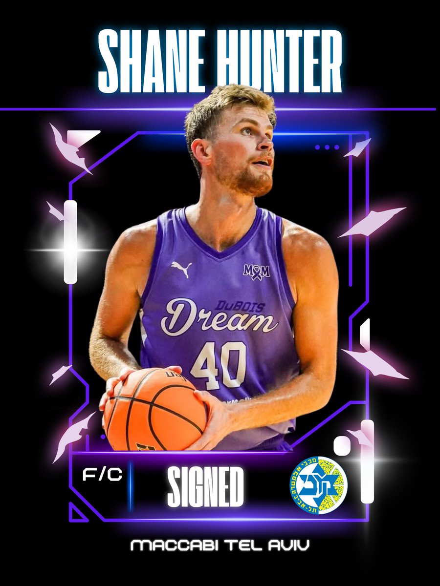 DuBois Dream (@duboisdream) on Twitter photo Congratulations Shane!
A big shoutout goes to <a href="/shunter_40/">shane</a>, who recently signed with one of the top clubs in <a href="/EuroLeague/">EuroLeague</a>, <a href="/MaccabiTLVBC/">Maccabi Tel Aviv BC ๐ฎ๐ฑโ</a>! Shane showed why he is one the top F/C to keep an eye on during <a href="/thetournament/">TBT</a> & we appreciate him representing the Dream & Foundation so well! Congratulations Shane!
A big shoutout goes to <a href="/shunter_40/">shane</a>, who recently signed with one of the top clubs in <a href="/EuroLeague/">EuroLeague</a>, <a href="/MaccabiTLVBC/">Maccabi Tel Aviv BC ๐ฎ๐ฑโ</a>! Shane showed why he is one the top F/C to keep an eye on during <a href="/thetournament/">TBT</a> & we appreciate him representing the Dream & Foundation so well!